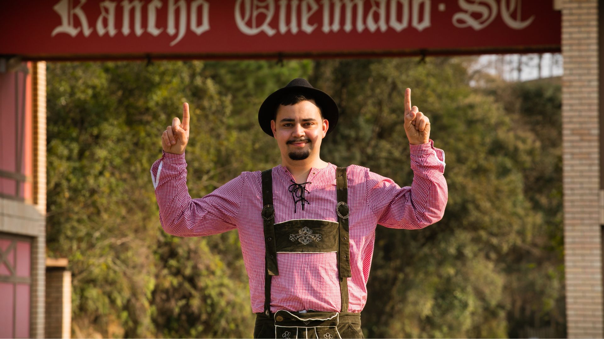 authentic team photo in Rancho Queimado, local entrepreneurs, Brazilian countryside background, natural lighting, documentary style
